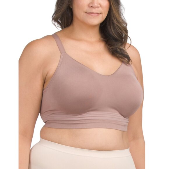 WARNERS Mocha Easy Does It Allover Smooth Wireless Comfort Bra - Picture 1 of 2